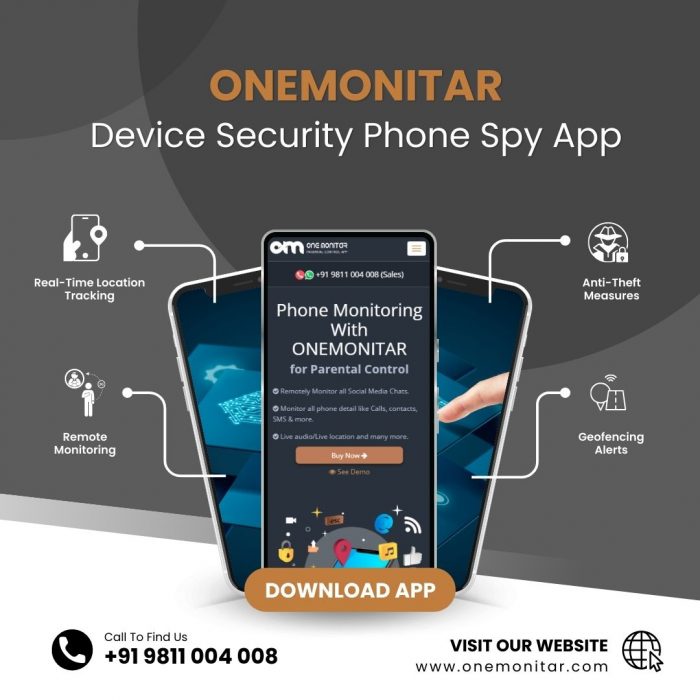 ONEMONITAR: Ensuring Device Security with Phone Spy App for Lost or Stolen Devices