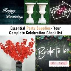 Essential Party Supplies- Your Complete Celebration Checklist