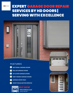 Quality Garage Door Repair Services by HD Doors