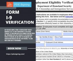 Form I-9 verification