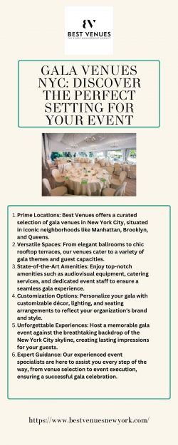 Gala Venues NYC: Discover the Perfect Setting for Your Event