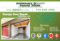 Garage Door Repair Fullerton, CA