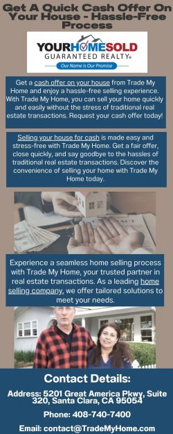 Top Cash Offer On Your House For Quick And Easy Sale