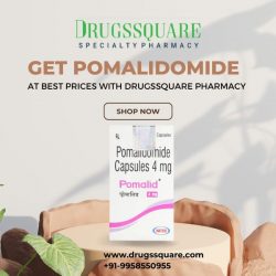 Get Pomalidomide at Best Prices with Drugssquare Online Pharmacy