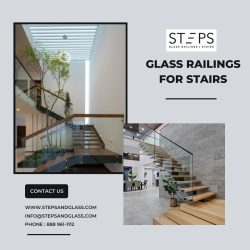 Elegant Glass Railings: Transform Your Stairs