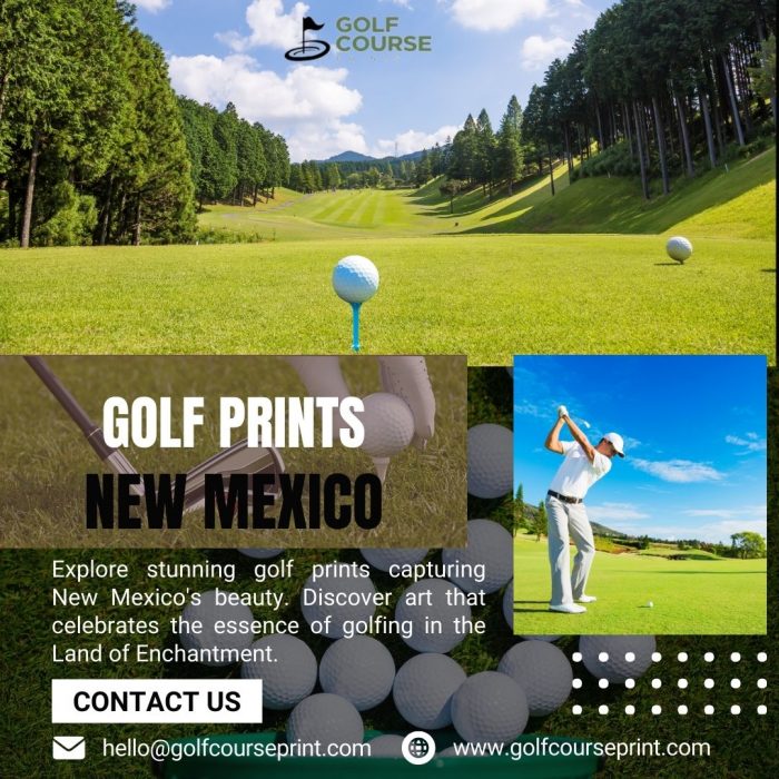 Golf Prints New Mexico