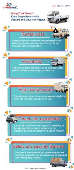 Hiring Truck Tempo? Know These Factors with Packers and Movers in Nagpur