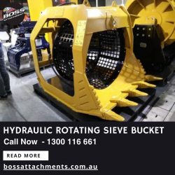 Hydraulic Rotating Sieve Bucket