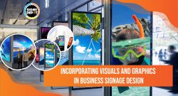 Beyond words: incorporating visuals and graphics in Business signage design