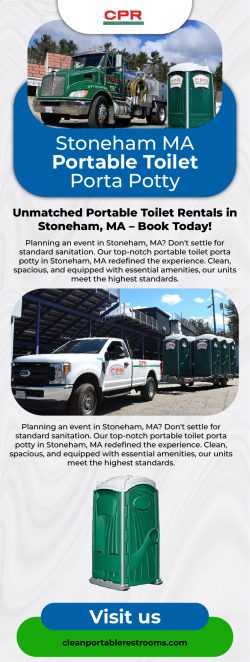 Unmatched Portable Toilet Rentals in Stoneham, MA – Book Today!