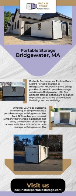 Portable Convenience: Explore Pack N Store’s Portable Storage in Bridgewater, MA