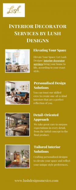 Interior Decorator Services by Lush Designs