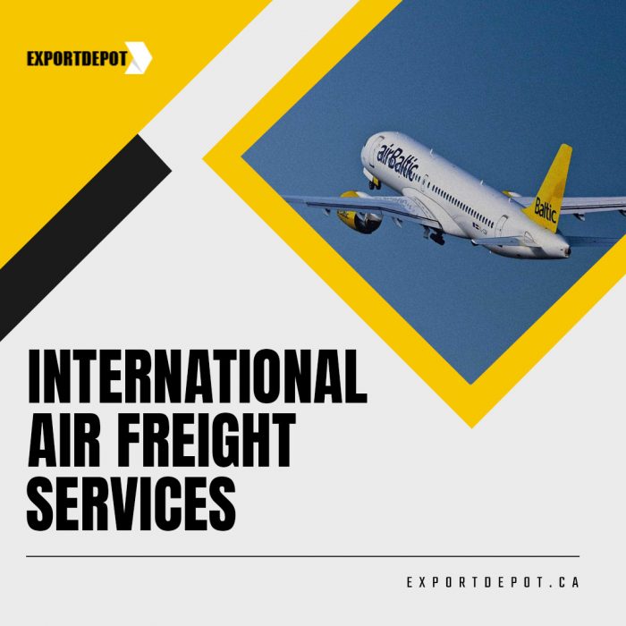 Efficient International Air Freight Services with Export Depot International