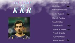 IPL: KKR all-time greatest XI in league history