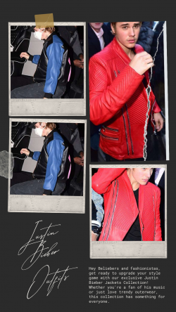 Justin Bieber Quilted Red Leather Jacket