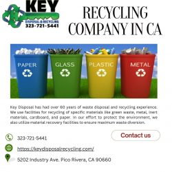 Key Disposal & Recycling: Your Go-To Recycling Company in CA
