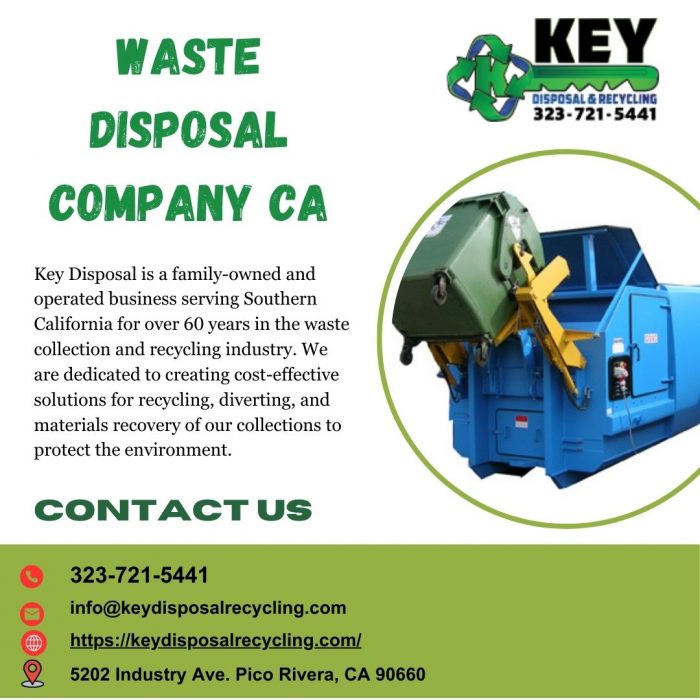 Key Disposal & Recycling: Your Trusted Waste Disposal Company in CA