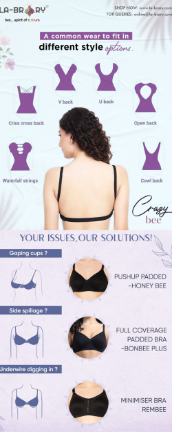 Say Goodbye to Gaping Cups with Honey Bee Pushup Padded Bra