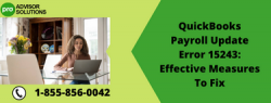 Learn How to Rectify QuickBooks Payroll Update Error 15243
