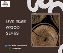 Live Edge Wood Slabs – Handcrafted Beauty for Your Space