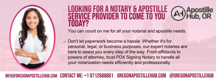 LOOKING FOR A NOTARY Apostille Service Provider TO COME TO YOU TODAY