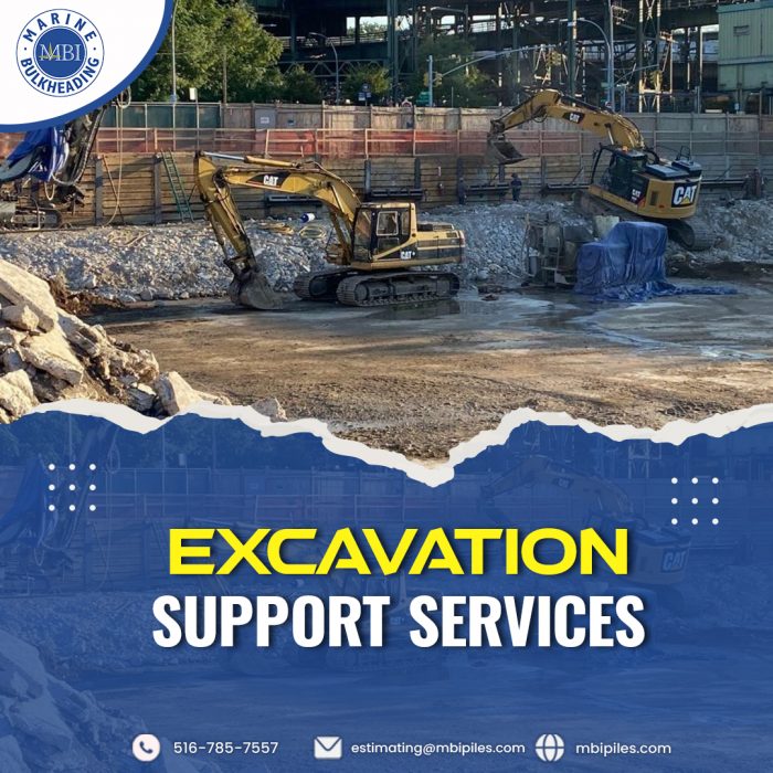 Premier Excavation Support Services by Marine Bulkheading Inc.
