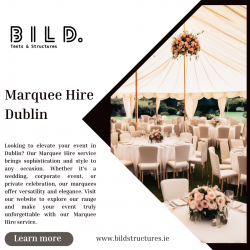 Marquee Hire Dublin with Bild Structures