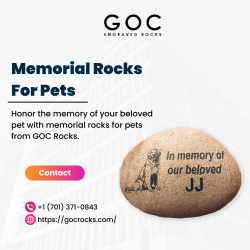 Memorial Rocks For Pets