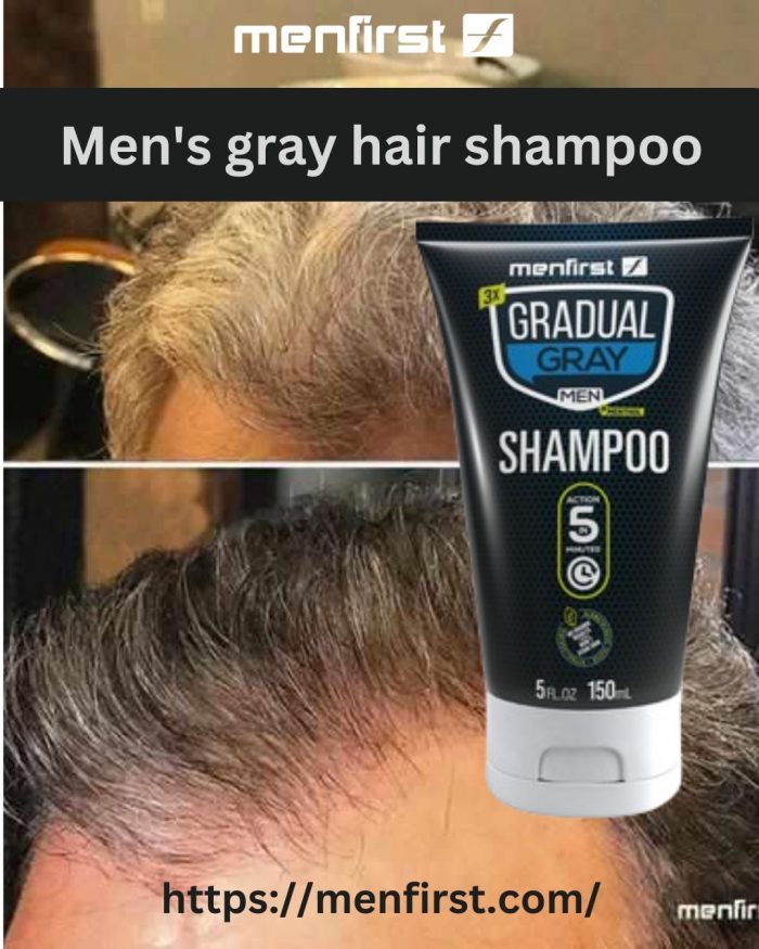 MenFirst: Revitalize Your Look with Men’s Gray Hair Shampoo
