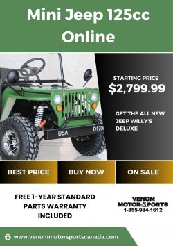 Go Off-Road with Ease: Mini Jeep 125cc Available Online