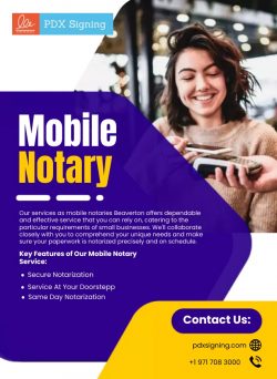 Mobile notaries Beaverton
