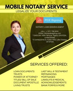 Mobile Notary Service for legalize your documents