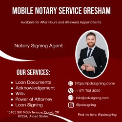 MOBILE NOTARY SERVICE GRESHAM