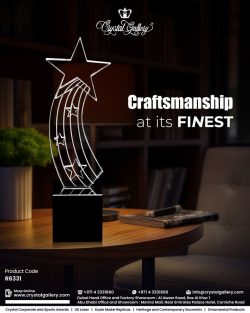 Customized Trophy Dubai | Crystal Gallery