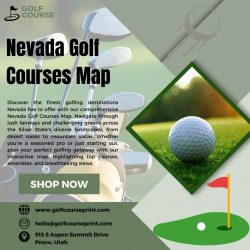 Nevada Golf Courses Map