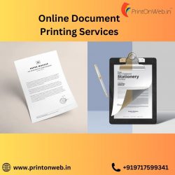 Customized Online Document Printing Services in India