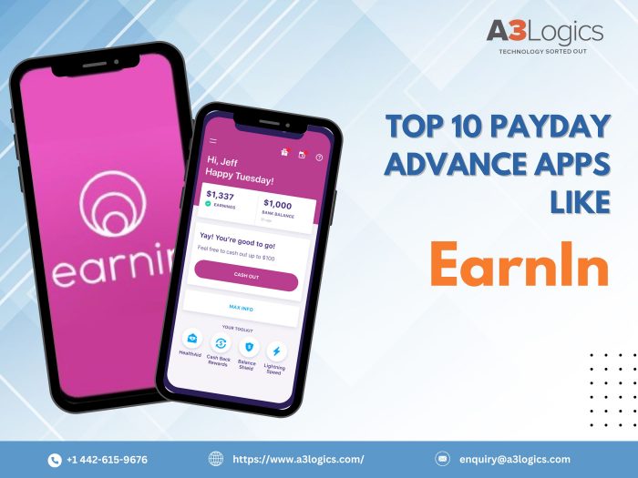 Top 10 Payday Advance Apps Similar to EarnIn in the USA