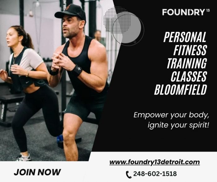 Enhance Your Fitness with Personal Training Classes in Bloomfield