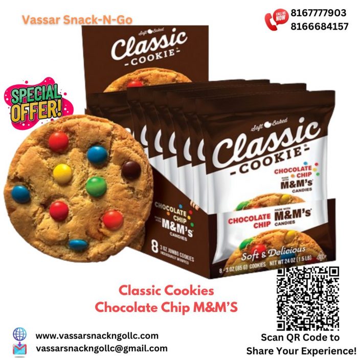 Affordable chocolate soft baked cookie at Vassar Snack Go LLC