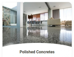 Polished concrete finishes