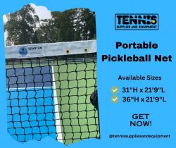 Ace Your Game Anywhere with the Spartan Athletic Portable Pickleball Net!