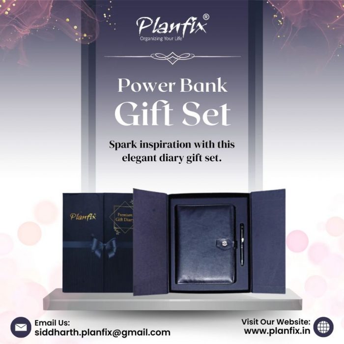 Power Bank Gift Set with Lamylight Pen – Stay Organized and Powered Up On-the-Go