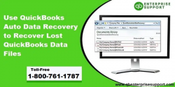 Recover lost data with QuickBooks Auto Data Recovery