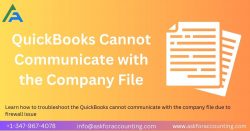 Quickbooks Cannot Communicate With the Company File Due to Firewall