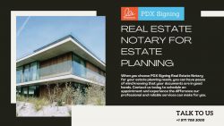 Real estate notary for estate planning