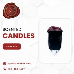 How can scented candles enhance ambiance in different spaces?