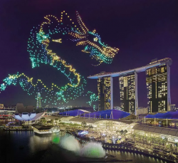 Drone Show’ at Marina Bay Sands