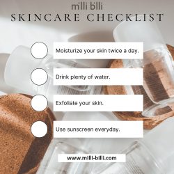 Skincare Checklist for healthy and radiant complexion