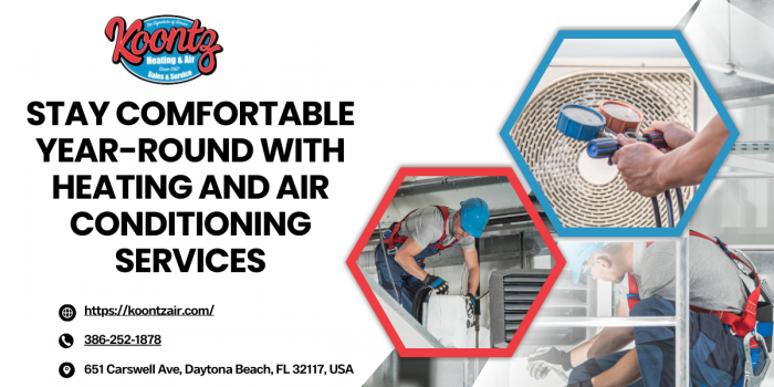 Stay Comfortable Year-Round With Heating and Air Conditioning Services