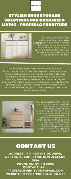 Stylish Shoe Storage Solutions For Organized Living – Proferlo Furniture